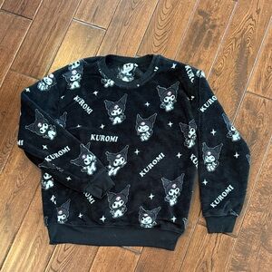 Kuromi Black Crewneck Sweater